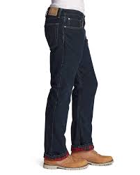 Men S Flannel Lined Jeans Relaxed Fit Eddie Bauer Flannel Lined Jeans Mens Jeans Guide Mens Flannel