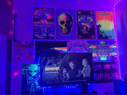 Trippy Bedroom Trippy Bedroom Room Ideas Bedroom Black Lights Bedroom