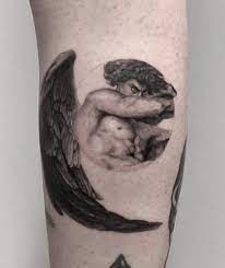 Angel with open wings is amazing. The Fallen Angel Microrealism A Cabanel