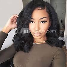 Fashion Natural Black Color Short Bob Wig Synthetic Wig Usd 17 33 Hot Product A Hot Product At An Incredib Hair Styles Wig Hairstyles Natural Hair Styles