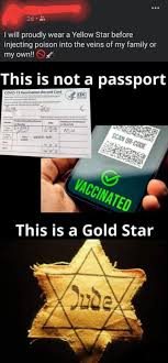 Covid or vaccination passports can be used domestically and for international travel. Yes Facebook Friend Having A Covid Passport Is Like Being A Jew During The Holocaust Insanepeoplefacebook