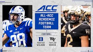 Multiple-Time Honorees Headline All-ACC Academic Football Team