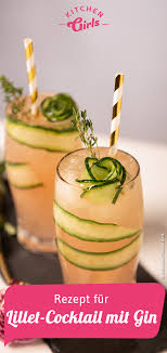 Lillet Cocktail Mit Gin Rezept Lillet Cocktail Cocktails Mit Gin Fruchtige Drinks