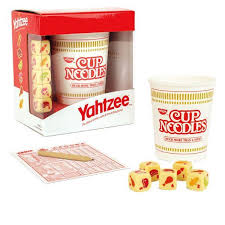 Yahtzee Cup Noodles Davis Cards Games