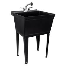 tehila black 19 gallon utility sink