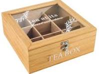 Zoutpy Holz Teebox mit 9 Fächern, Teebeutel Aufbewahrung/Organizer,  Teekiste mit Sichtfenster für Teebeutel, Zucker, Kaffeepads (Holz) :  Amazon.de: ...