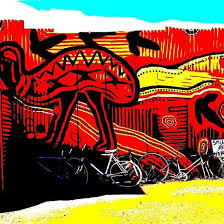 Artwork In The Outback Pop Art Inspired Outback Australia Scenes Colour Your World With Pop Art Life Is Too Du Australia Art Print Artwork Aboriginal Artwork