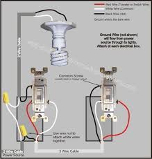 The best example of this would be at either end of a long hallway, or this is because the electrical connection either goes from the common screw, to one or the other travelers, depending on the switch position. 3 Way Switch Wiring Diagram Home Electrical Wiring Light Switch Wiring Diy Electrical