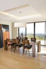 Medium sized contemporary enclosed dining room in hertfordshire with blue walls, light hardwood flooring, a brick fireplace surround, beige floors and a wood burning stove. Dining Room Contemporary Dining Room San Francisco By Mark English Architects Aia Houzz