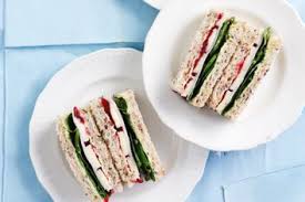 Small sandwiches for baby shower. Finger Sandwich Recipes