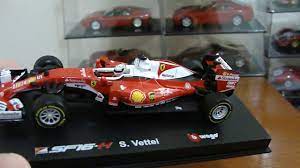 Maybe you would like to learn more about one of these? Ferrari Sf 16 H Vettel 1 43 Bburago Youtube