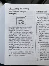 Premium Fuel | Chevy Trail Boss Forum