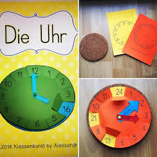 Ha Doch Noch Gebastelt Heute Gerade Entdeckt Und Nachgemacht Eine Praktische Uhr Fur Unsere Neue Unterrichtsrei Uhrzeit Grundschule Matheunterricht Uhr