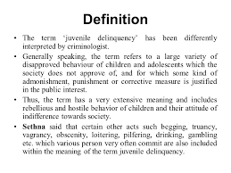 Lecture 7 Juvenile Delinquency Ppt Video Online Download