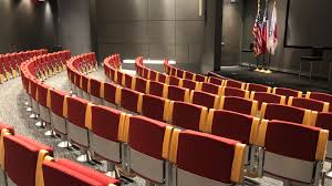 Our Compact Spacemax Auditorium Chair Is The Ideal Solution For This Corporate Auditorium It Provides Comfort Auditorium Seating Auditorium Chairs Auditorium