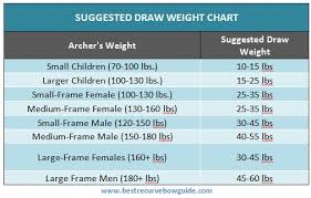 Compound Bow Draw Weight Chart Coladot