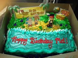 Birthday Cake Rice Krispie Treats Walmart Jake And The Neverland Pirates Walmart Cake For My Son S 3rd Birthday Walmart Cakes Cake Birthday