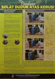 Kuliah fiqh tatacara solat duduk atas kerusi ustazah asma harun. Viral Johor Poster Panduan Solat Duduk Atas Kerusi Facebook