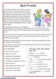 Reading is a very important part of learning a language. Reading Comprehension Worksheets And Online Exercises