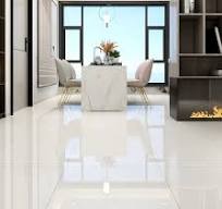 600X600 Glossy Pure White Color Extra Glossy Glazed Tile ...