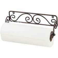 Check spelling or type a new query. Home Basics Scroll Collection Steel Wall Mounted Paper Towel Holder Bronze Walmart Com Walmart Com