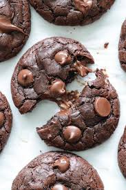 Double Chocolate Cookies Video Simply Home Cooked In 2020 Double Chocolate Cookies Moist Chocolate Chip Cookies Chocolate Chip Cookies