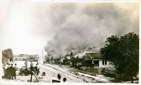 Ruins from the 1921 tulsa massacre, in which a prosperous black neighborhood was burned to the ground by a white mob. What Happened 99 Years Ago In The Tulsa Race Massacre Pbs Newshour