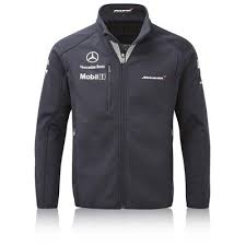 Mclaren Mercedes 2014 Team Softshell Jacket Ropa De Hombre Chaqueta Impermeable Hombre Ropa Corporativa