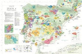 This detailed map of portugal uses the advanced google maps technology to show the regions and cities of portugal, if necessary to an incredibly detailed level. Wine Map Of Spain Portugal De Long