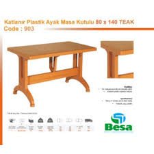 903 80 X 140 Cm Katlanabilir Plastik Ayakli Masa Teak Fiyatlari Ve Ozellikleri