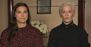 And she held the world cup trophy along with teammates alex morgan and kelley o. Women S National Soccer Team Alex Morgan And Megan Rapinoe Laud Bold Soccer Discrimination Suit Cbs News