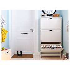 Ikea Stall Shoe Cabinet With 3 Compartment White Ikea Shoe Cabinet Shoe Cabinet Ikea
