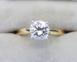 1 2 Carat D Colour And Vs Clarity Solitaire On Yellow Gold Gia Certificate Diamondring Ring Rotd Diamondring Showmeyourrin Engagement Rings 2 Carat Rings