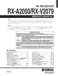 YAMAHA RX-V757 Service Manual download, schematics, eeprom, repair info for  electronics experts