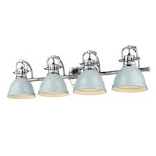 Find a wide selection of bathroom lights including bathroom vanity lights and bathroom light fixtures. Golden Duncan 4 Light Bathroom Vanity Light In Chrome Lightsonline Com