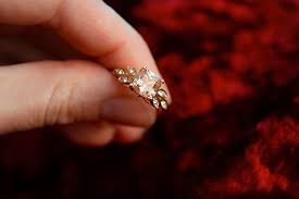 Anna S Engagement Ring Frozen 2 Inspired Engagement Rings White Gold Set Engagement