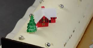 Recette De La Buche De Noel A La Vanille Et Au Caramel Au Beurre Sale Audrey Cuisine Buche De Noel Buche De Noel Vanille Buche De Noel Vanille Caramel
