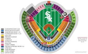 White Sox Seating Chart New Chicago White Sox Seating Chart