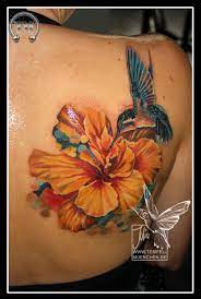 Flower Hummingbird Hibiscus Pixel Bird Color Shoulder Hibiscus Tattoo Hibiscus Flower Tattoos Hummingbird Tattoo
