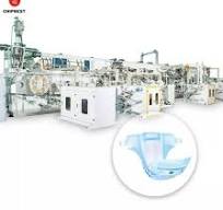 Second Hand 350 PCS/Min Baby Adult Diaper Making Machine Pull up Pants  Diaper T Type I Type Diaper Making Small Machine