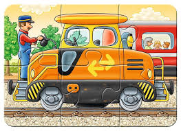 You won't tell, will you? Hard At Work 2 4 6 8p Barnepuslespill Puslespill Produkte No Hard At Work 2 4 6 8p