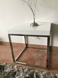 1 x beistelltisch, canton, silber (8.2 kg) 55.50 x 10.50 x 52.50 cm (l x b x h). Wunderschoner Beistelltisch Hochglanz Weiss Edelstahl 50x50x50 5 In Nordrhein Westfalen Herdecke Ebay Kleinanzeigen