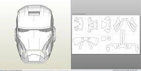The armor still retains repulsors in the chest and hands. Foamcraft Pdo File Template For Iron Man Mark 7 Full Armor Foam Iron Man Suit Iron Man Helmet Iron Man