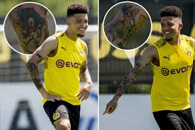 Usually, smith rowe is stationed on the left wing, but during the gunners' run to the fa youth cup final last season he showed his versatility by operating from a more central role. Man Utd Transfer Target Jadon Sancho Shows Off New Simpsons And Sonic The Hedgehog Tattoos Sporting Excitement