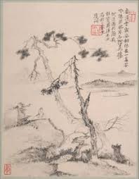 Labouring Hard At Poems Buddhist Art Chinese Painting Painting