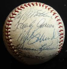 Buy 500 Home Run Replica Signed Baseball 24 Signatures Mays, Aaron, Mantle,  Williams, Jackson, Schmidt Many More NEW DESIGN FOR 2019 Online in India