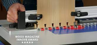 Dovetail jigs typically come with several accessories, most notably dovetail router bits to get you started cutting joints with the jig. Rtj400 Router Table Dovetail Jig Best Dovetail Jig Leigh Rtj400