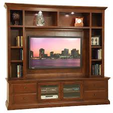 This Solid Wood Entertainment Center Sports The Shorter Tv Stand And An Upper Wood Entertainment Center Entertainment Center Wall Unit Entertainment Furniture