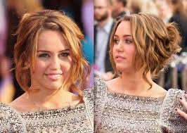 Try a chic messy updo hairstyle, inspired by runway hairstyles we saw at nyfw and create it at home. Messy Curly Updo Miley Cyrus Prom Hairstyle Ideas Stylebistro