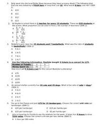 This Is A Summative Assessment That Is Over Ratio Proportions And Unit Rate There Are 15 Multiple Choice Questions Summative Assessment Unit Rate Summative